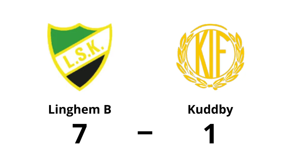 Linghems SK B vann mot Kuddby IF