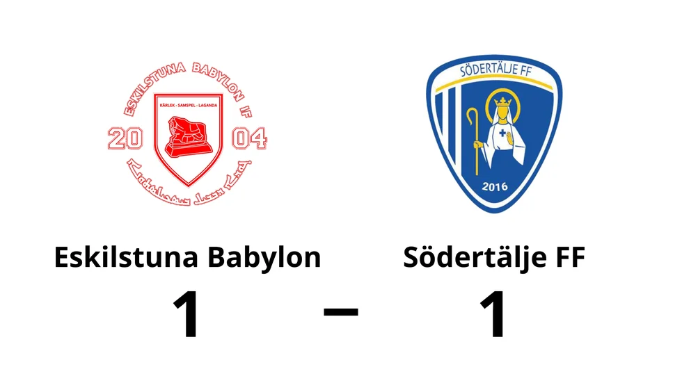 Eskilstuna Babylon spelade lika mot Södertälje FF