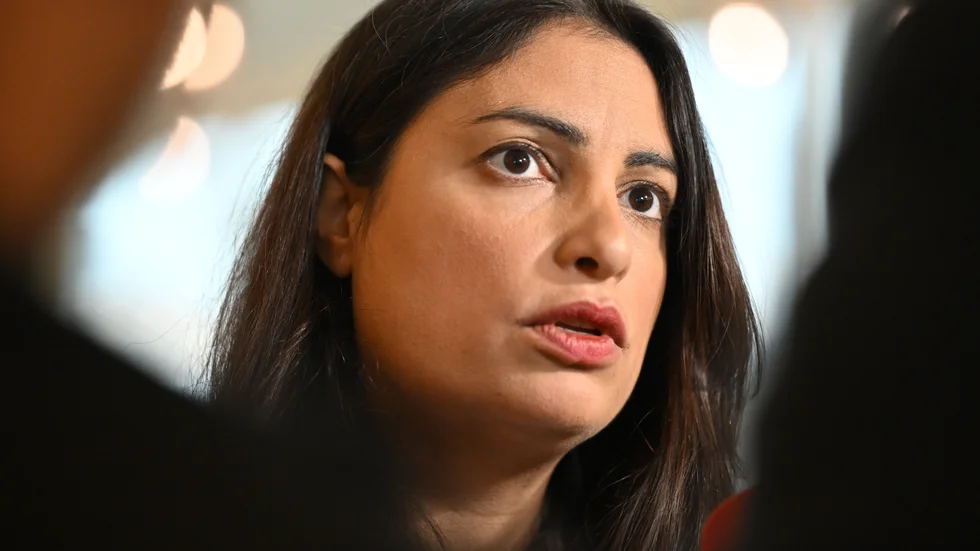 Vänsterpartiets partiledare Nooshi Dadgostar ser den ständiga nyrekryteringen av unga till gängen som det stora problemet just nu. Arkivbild.