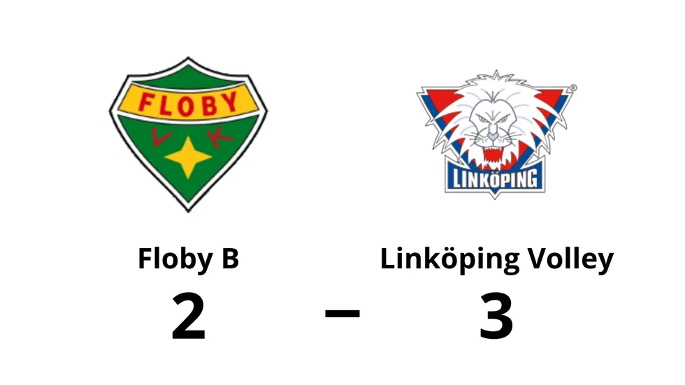 Floby B förlorade mot Linköping Volley