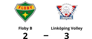 Seger för Linköping Volley mot Floby B efter avgörande i femte set