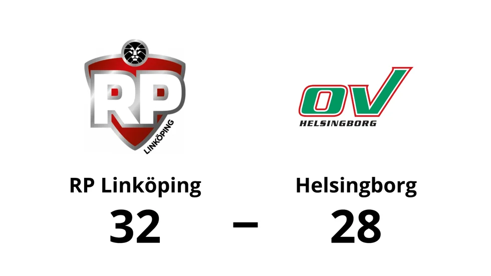 RP Linköping vann mot Helsingborgs HK
