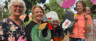 Nytt inslag i Stadsparken: Konstfåglar