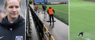 Vattenkaoset på Tunavallen – stopp i brunnen: "Flöt ut på planen"