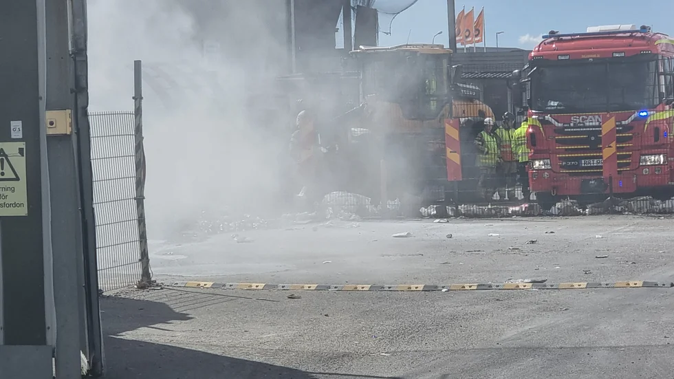 Räddningstjänsten ryckte ut till adressen på Risängen, där en mindre brand kunde släckas.
