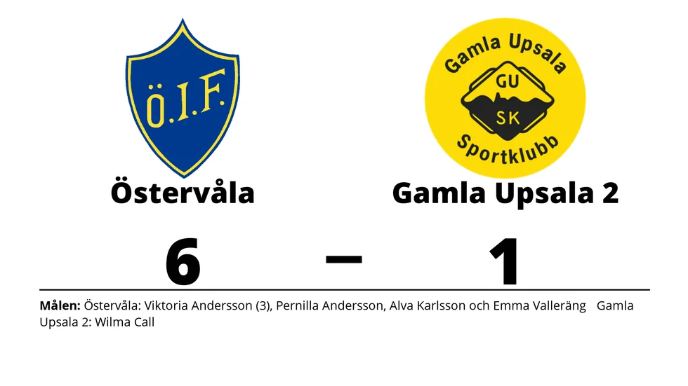 Östervåla IF vann mot Gamla Upsala SK 2