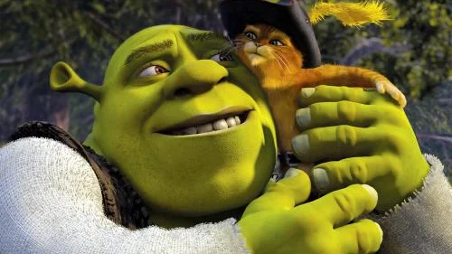 Mästerkatten i stövlar stjäl showen i "Shrek 2", en film som inte når upp till ettans höjder. Bild: DREAMWORKS