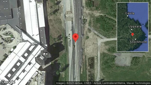 Fordon stillastående på E4