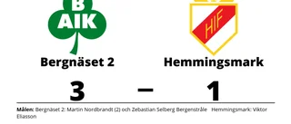 Bergnäset 2 vände halvtidsunderläge till seger