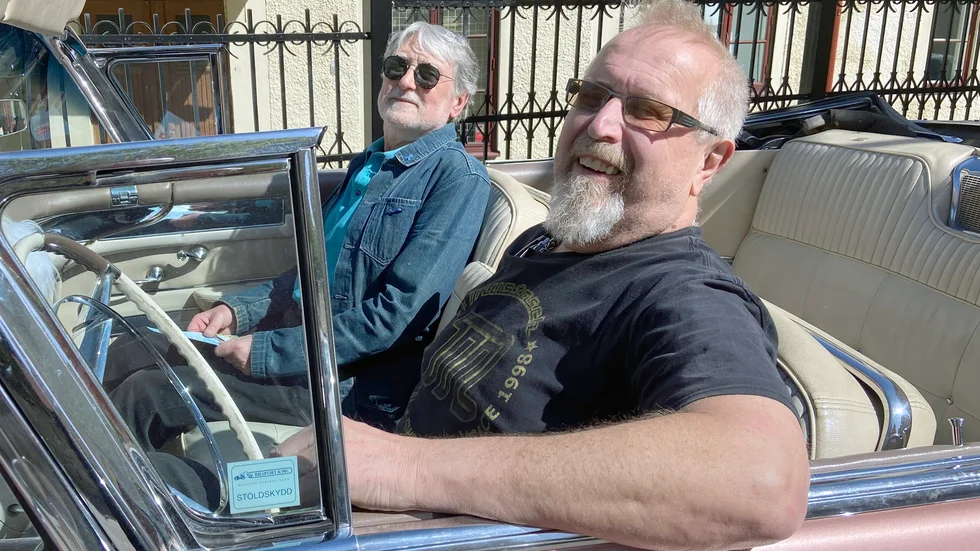 Tony Burden, ordförande i Näckrosbröderna, och Strängnäsprofilen Ralph Steneskog kommer på olika sätt att medverka vid Mustasch run på lördagen. Eventet stöttar forskningen kring prostatacancer, en sjukdom som båda drabbats av.