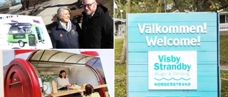 Alla vagnar fyllda – då öppnar den nya matmarknaden