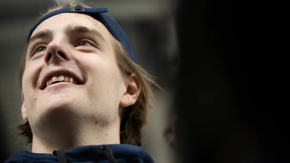 Leo Carlsson njuter av att skriva historia.