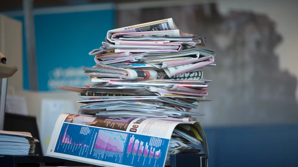 Företrädare för tolv olika samhällspolitiska tidningar har gått ihop i ett öppet brev där de kritiserar mediestödsutredningen. Arkivbild.