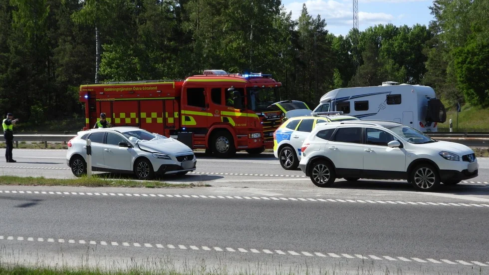 Olycka Linköpingsvägen.