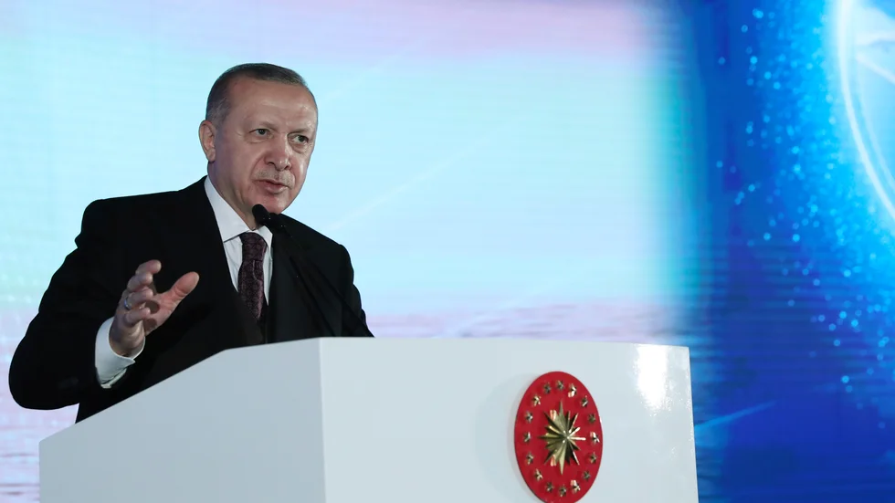 Gratis fossilgas till hushållen inför valet – ett initiativ taget av president Recep Tayyip Erdogan – tryckte ned den turkiska inflationen i maj. Arkivbild