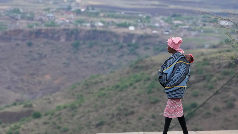 Nattligt utegångsförbud har införts i Lesotho på grund av ökat vapenvåld. Arkivbild.