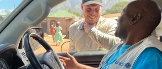 Piteåbon Erik på Unicef-uppdrag i Malawi