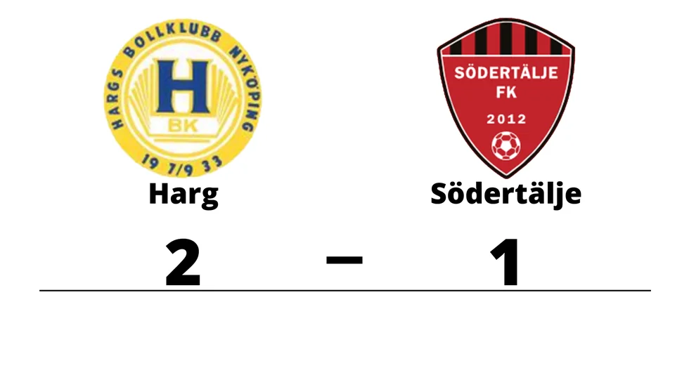 Hargs BK vann mot Södertälje FK
