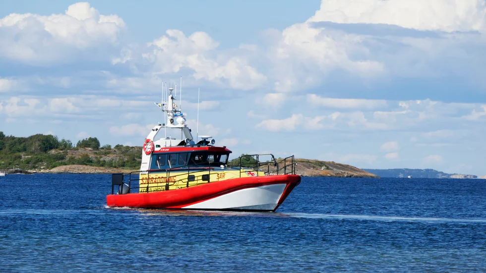 Både räddningstjänsten, Kustbevakningen och Sjöräddningssällskapet deltog i räddningsinsatsen. Arkivbild.