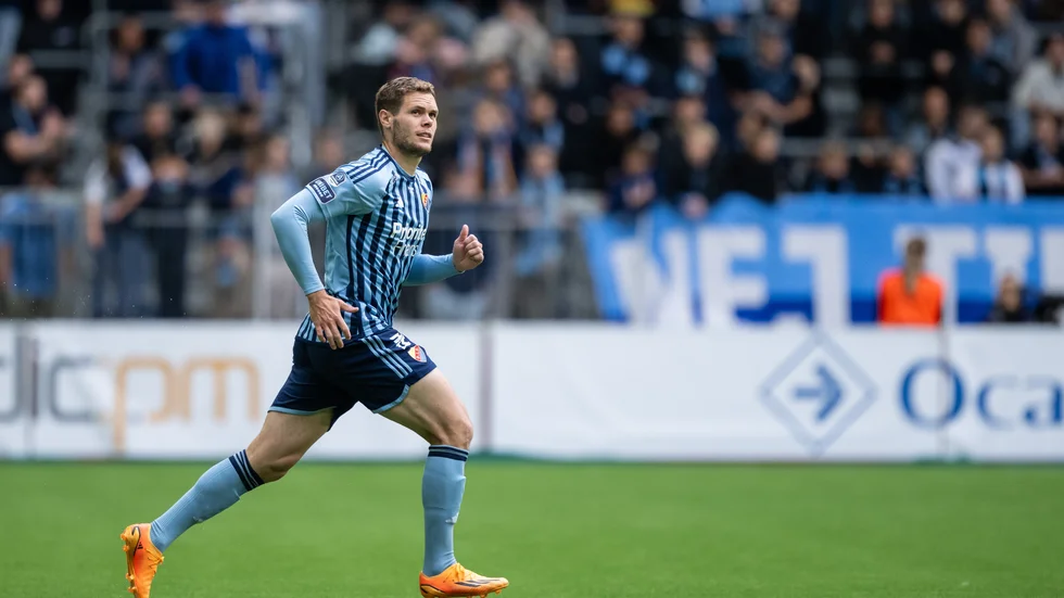 Tiden i Djurgården blev inte vad Jacob Bergström hade hoppats på. Nu återvänder anfallaren till Mjällby – som på söndag tar emot IFK Norrköping. 