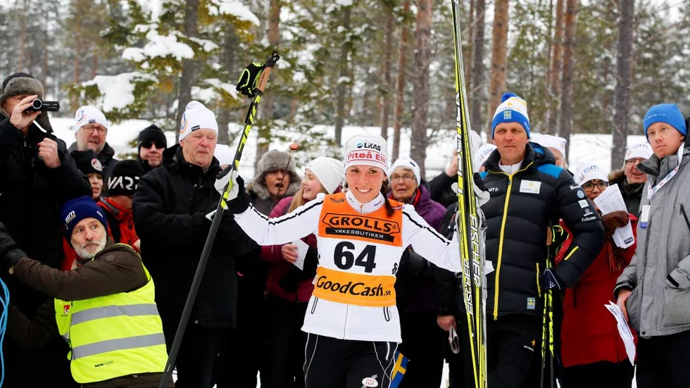 Charlotte Kalla under SM-veckan i Piteå 2016.