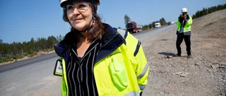Trafikverkets vädjan: Sänk farten vid vägarbeten