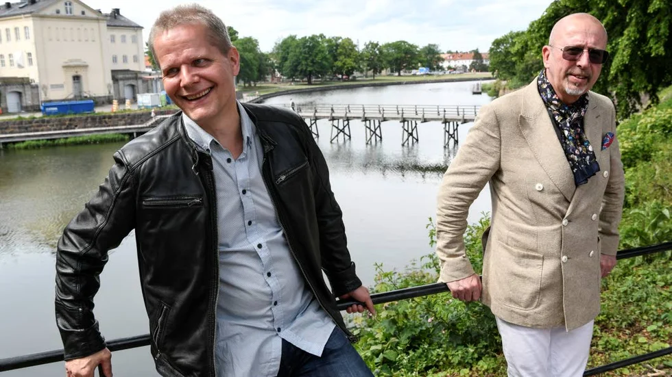 OSKYLDIG. Kaj Linna i Kalmar med sin advokat Thomas Magnusson.