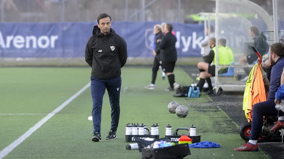 IFK Nyköpings tränare Sagvan Abdulsatar.