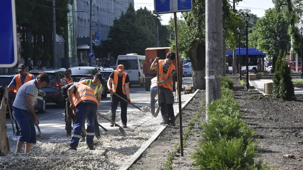 Gatorna fixas i Moldaviens huvudstad Chisinau inför veckans toppmöte inom EPC.