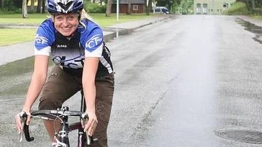 Silva Sjödin, Aktivéra Cykel Tierp, har vunnit SM-guld i partempo i klassen damer 40 år.