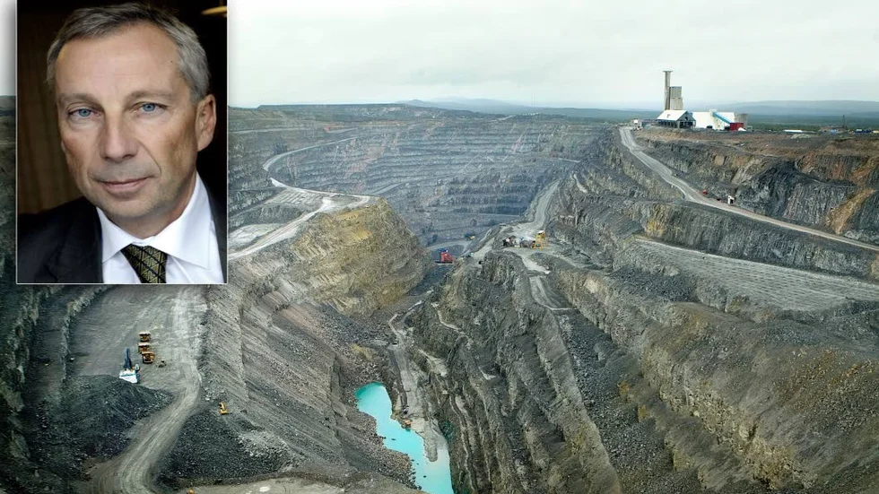 DIREKTÖREN. Bolidens avgående vd Lennart Evrell vill inte kliva av innan Aitikgruvans nya krosstation är invigd.