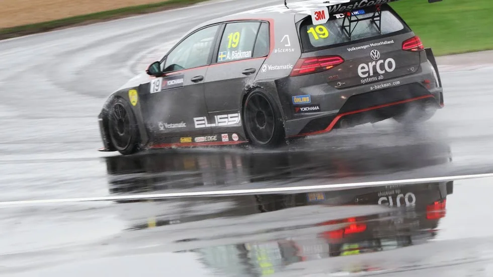 Andreas Bäckman tog en tredjeplats i mästerskapet TCR UK.