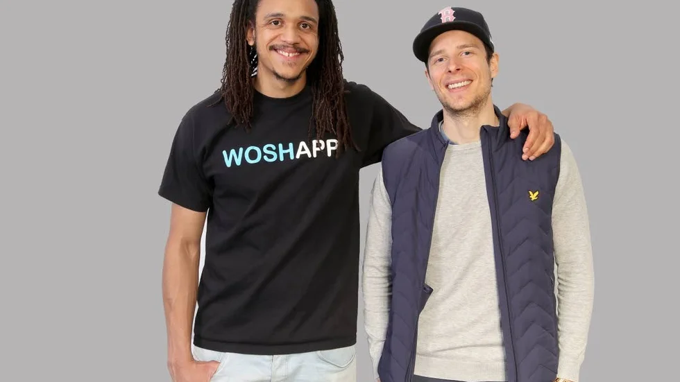 Marks Owuya och Jens Karlsson.