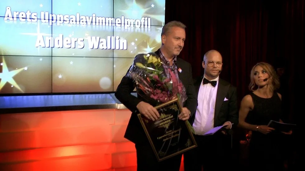 Kvällens värdar: Anna Stolpe och Tommy Lindgren.