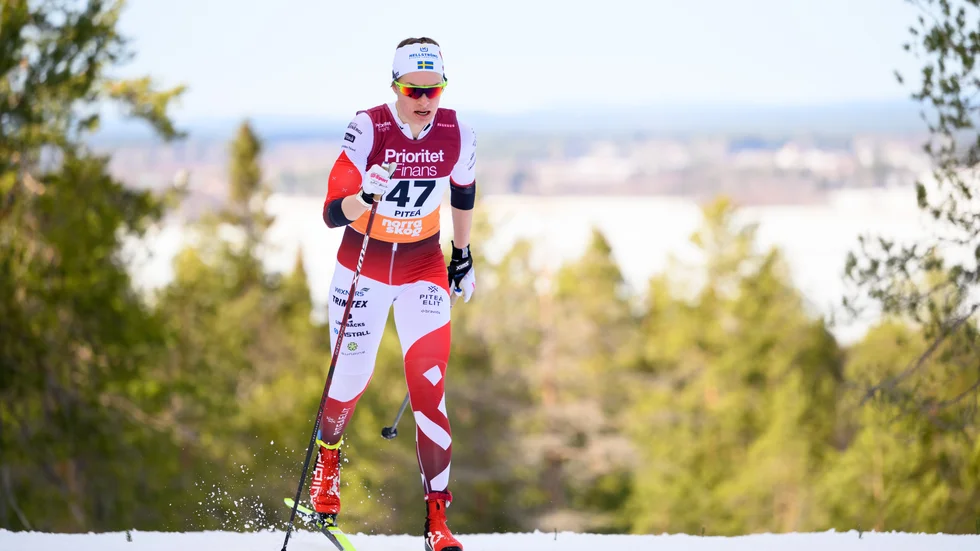 Sofia Henriksson, Piteå Elit, slutade trea i masstarten.