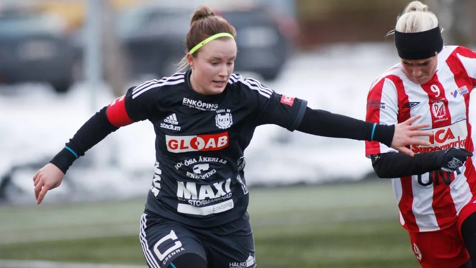 Sara Haeger har gjort sitt första mål i Elitettan.