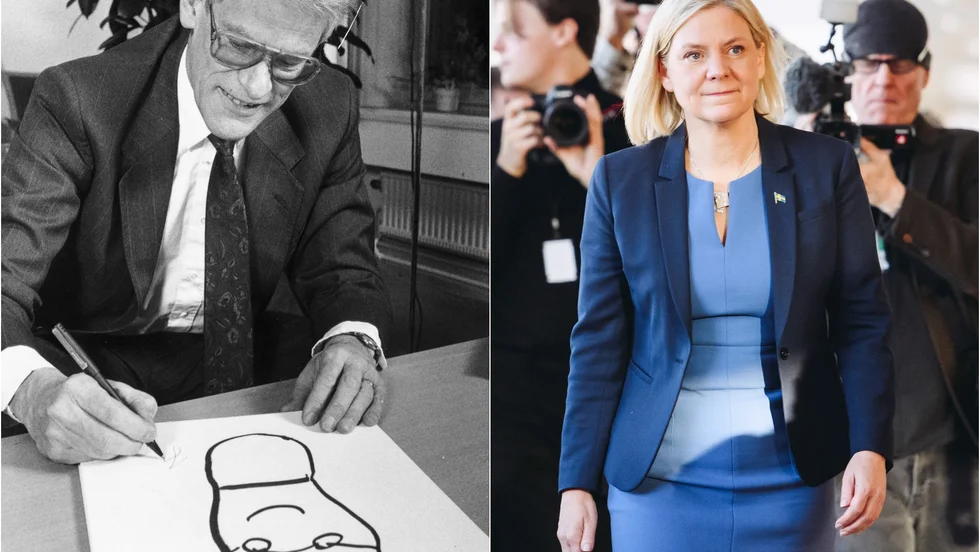 Den tidigare statsministern Ingvar Carlsson blev folkkär som "Foten" och bytte också fot om EU när så krävdes. Magdalena Andersson har också att tänka på fotarbetet. Det kommer ingen undan. 