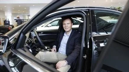 Pierre Strömbäck, vd Möllers Bil Uppsala.