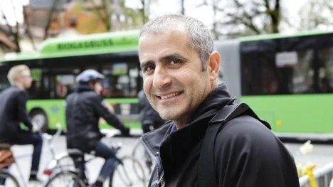 Cykelsamordnare Aslan Kaya.