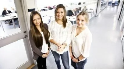Sofia Lenander, Josefine Walfridsson och Sofia Lindahl går på Jensen gymnasium i Uppsala.