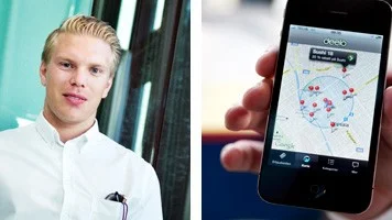 Oskar Elvehage är mannen bakom appen.