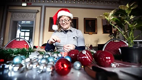 Elin Boström förbereder.