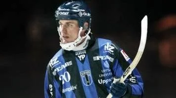 bandy Sirius (blått) - Vetlanda : Sirius nr 20 Andreas Eskhult,