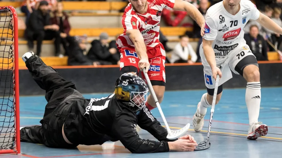 Siriusmålvakten Tobias Steineck gjorde flera fina räddningar i matchen mot Pixbo.