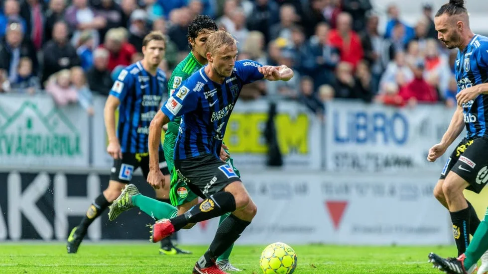 Gustafsson under en match mot Dalkurd.