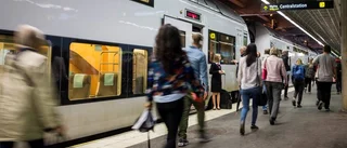 Tågtrafiken påverkas under ett dygn