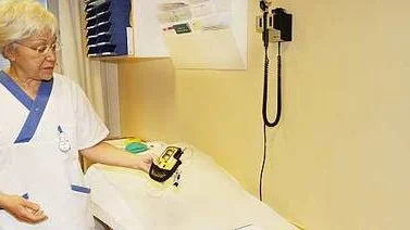 Lavinia Machado Boman överläkare på lung- och allergimottagningen.