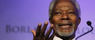 Kofi Annan talar om FN:s roll