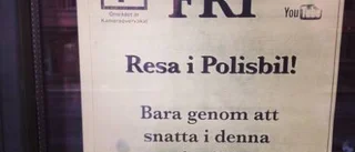Skämtar för att stoppa snattare