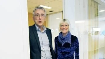 Johan Fredriksson och Birgitta Pettersson på Uppsala kommun.